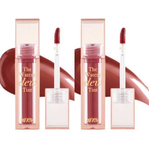 Merzy The Watery Dew Lip Tint WD2. Bitten Rose 4g*2Pcs