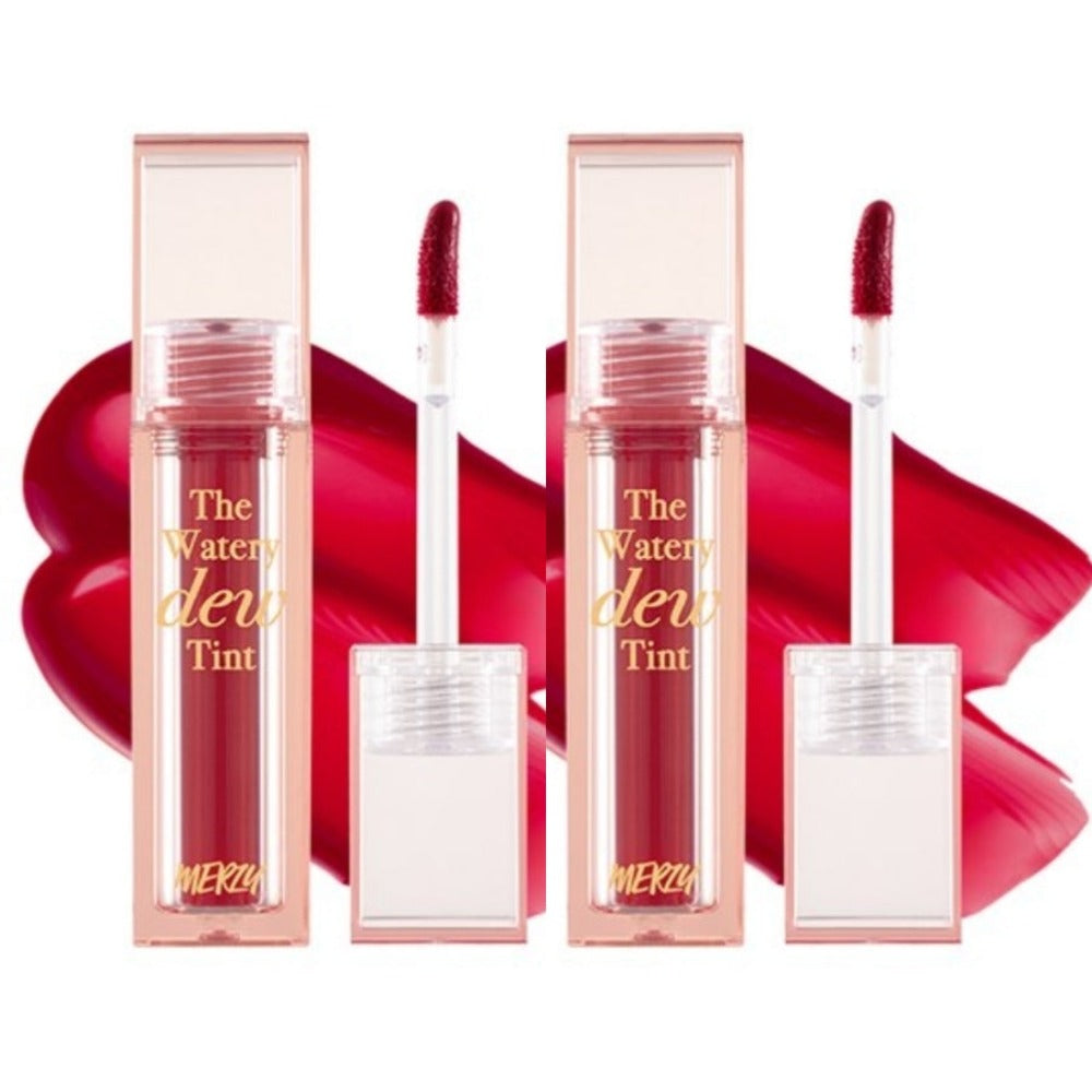 Merzy The Watery Dew Lip Tint WD5. Cherry Shot 4g*2Pcs