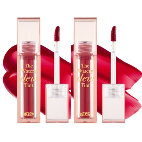 Merzy The Watery Dew Lip Tint WD5. Cherry Shot 4g*2Pcs