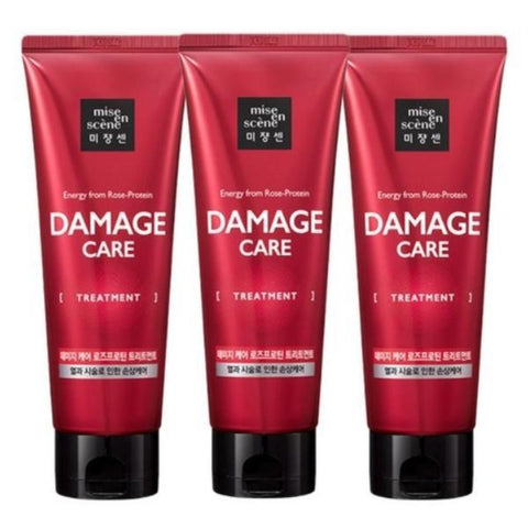 Mise En Scene Damage Care Rose-Protein Treatment 180ml*3Pcs