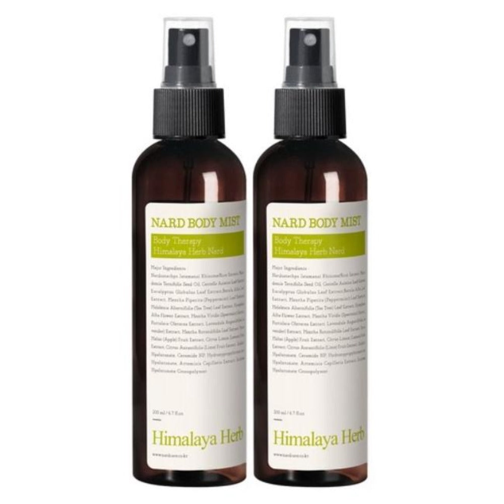 Nard Lemon Mint Body Mist 200ml*2Pcs