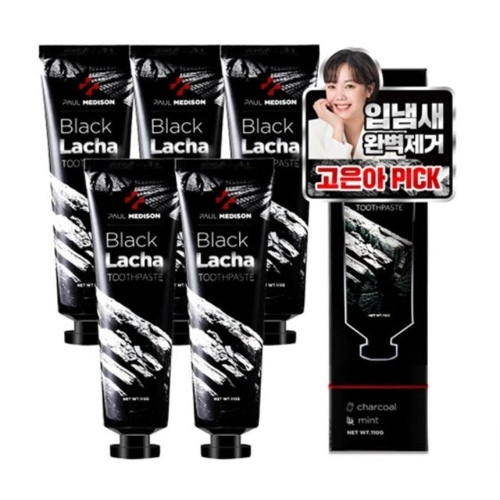 Paul Medison Black Lacha Toothpaste 110g*5Pcs