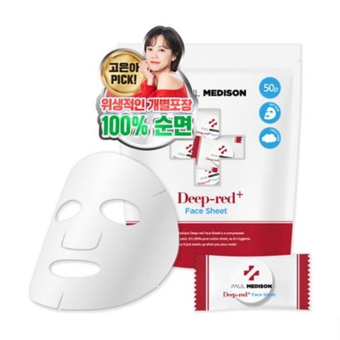 Paul Medison Deep-red DIY Face Sheet 50ea