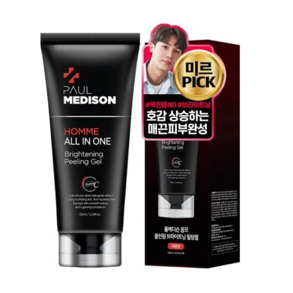 Paul Medison Homme All in One Brightening Peeling Gel 155ml