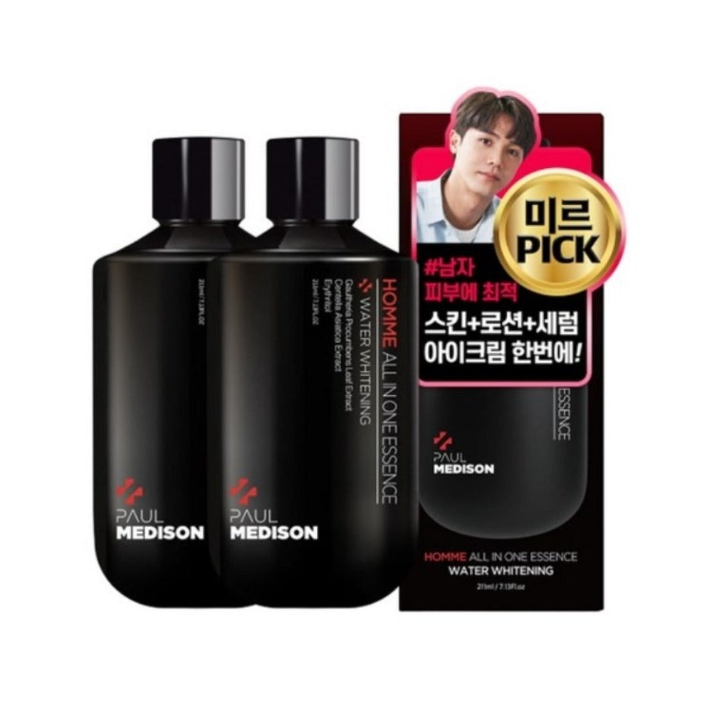 Paul Medison Homme All in One Essence Water Whitening 211ml*2Pcs