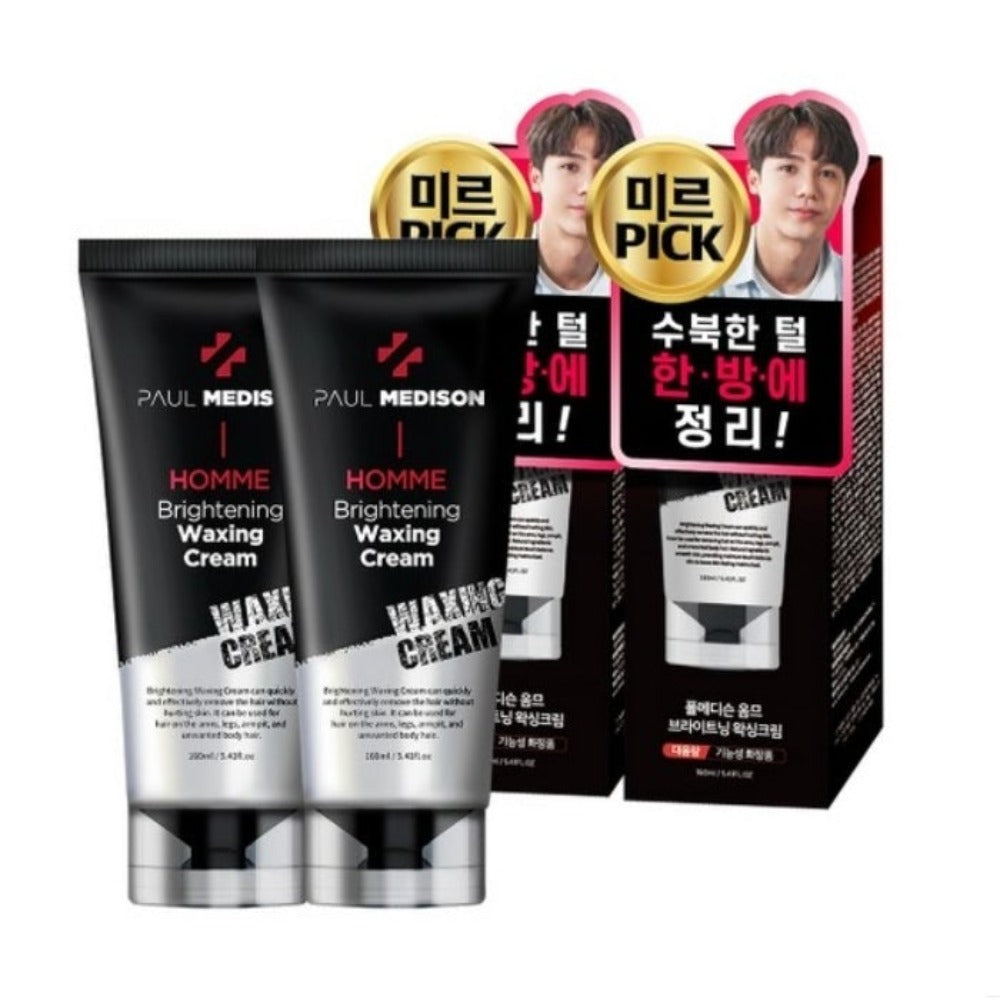 Paul Medison Homme Brightening Waxing Cream 160ml*2Pcs