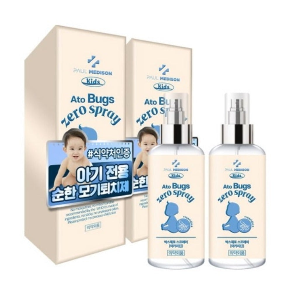 Paul Medison Kids Ato Bugs Zero Spray 50ml*2Pcs