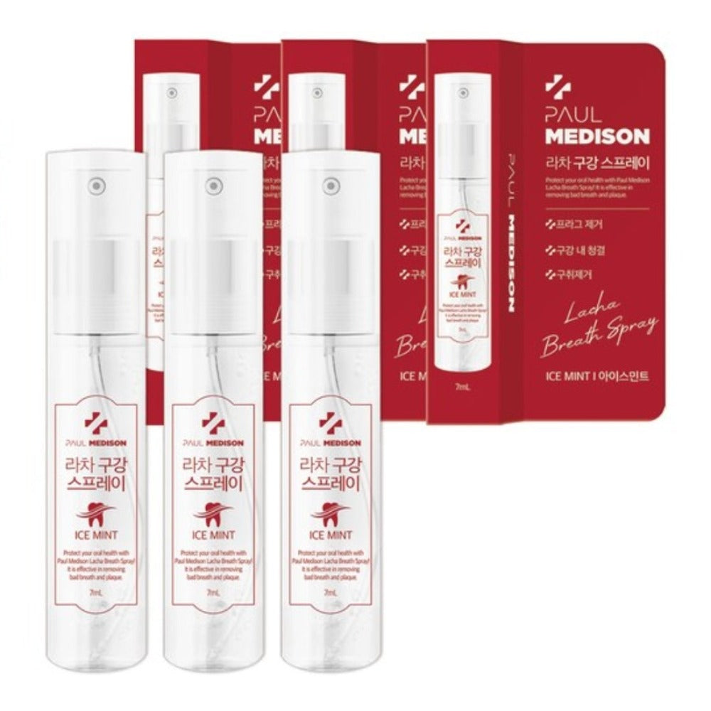 Paul Medison Lacha Breath Spray 7ml*3Pcs