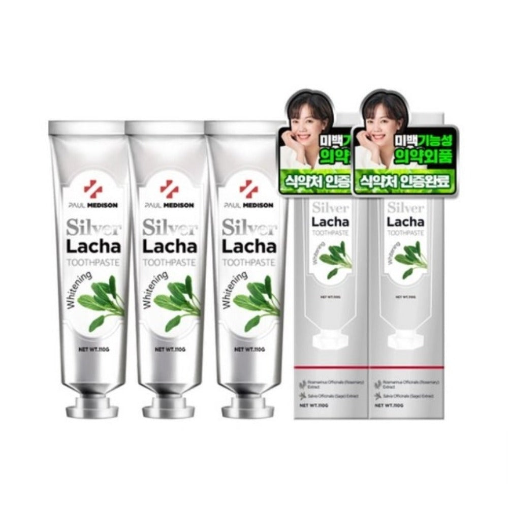 Paul Medison Silver Lacha Toothpaste 110g*3Pcs