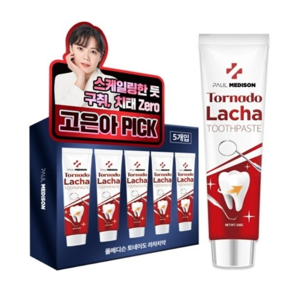 Paul Medison Tornado Lacha Toothpaste 100g*5Pcs