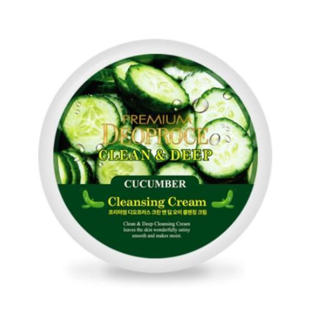 Premium Deoproce Clean and Deep Cucumber Cleansing Cream 300g