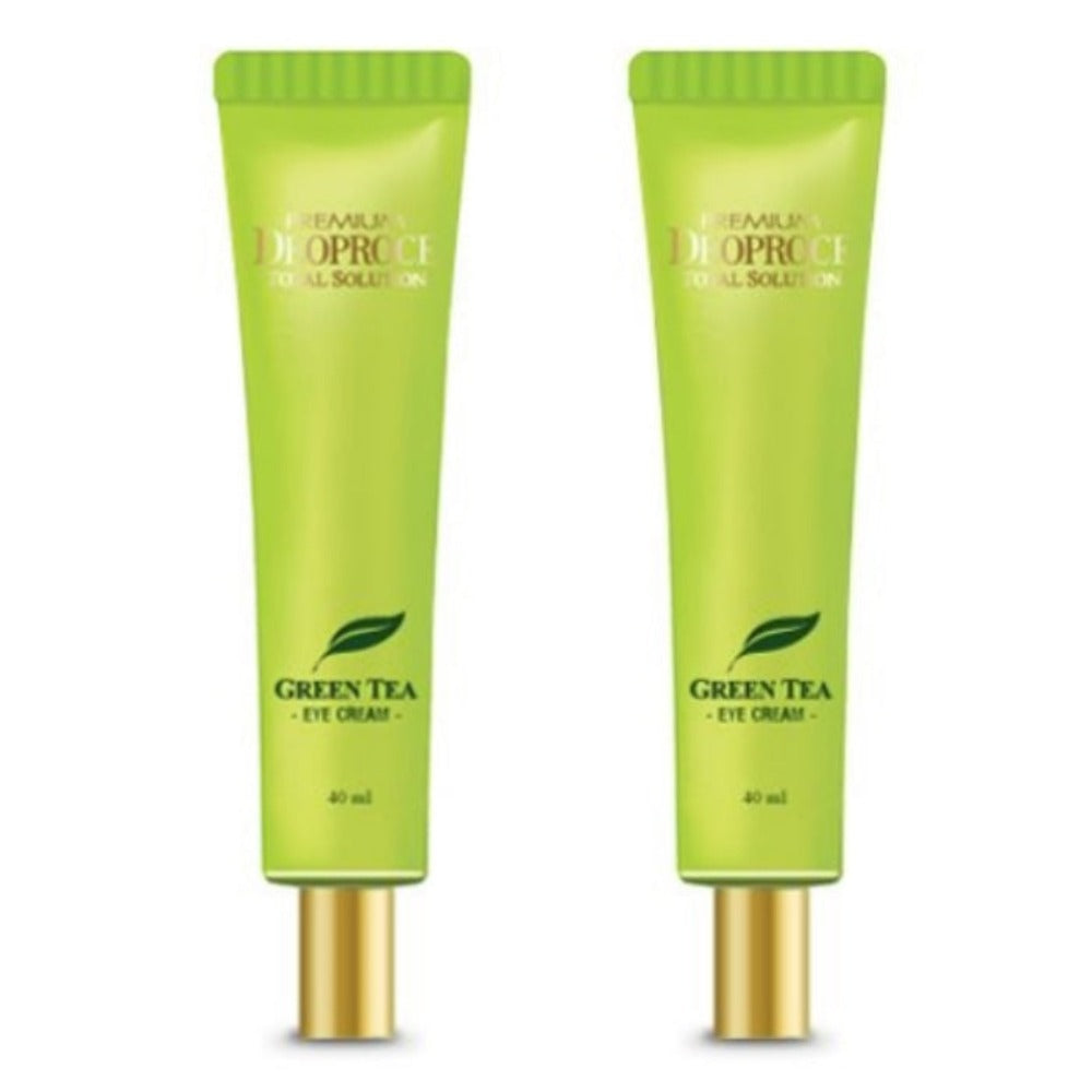 Premium Deoproce Green Tea Total Solution Eye Cream 40ml*2Pcs