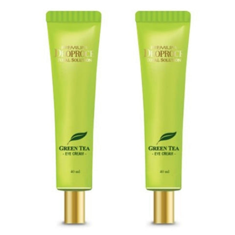 Premium Deoproce Green Tea Total Solution Eye Cream 40ml*2Pcs
