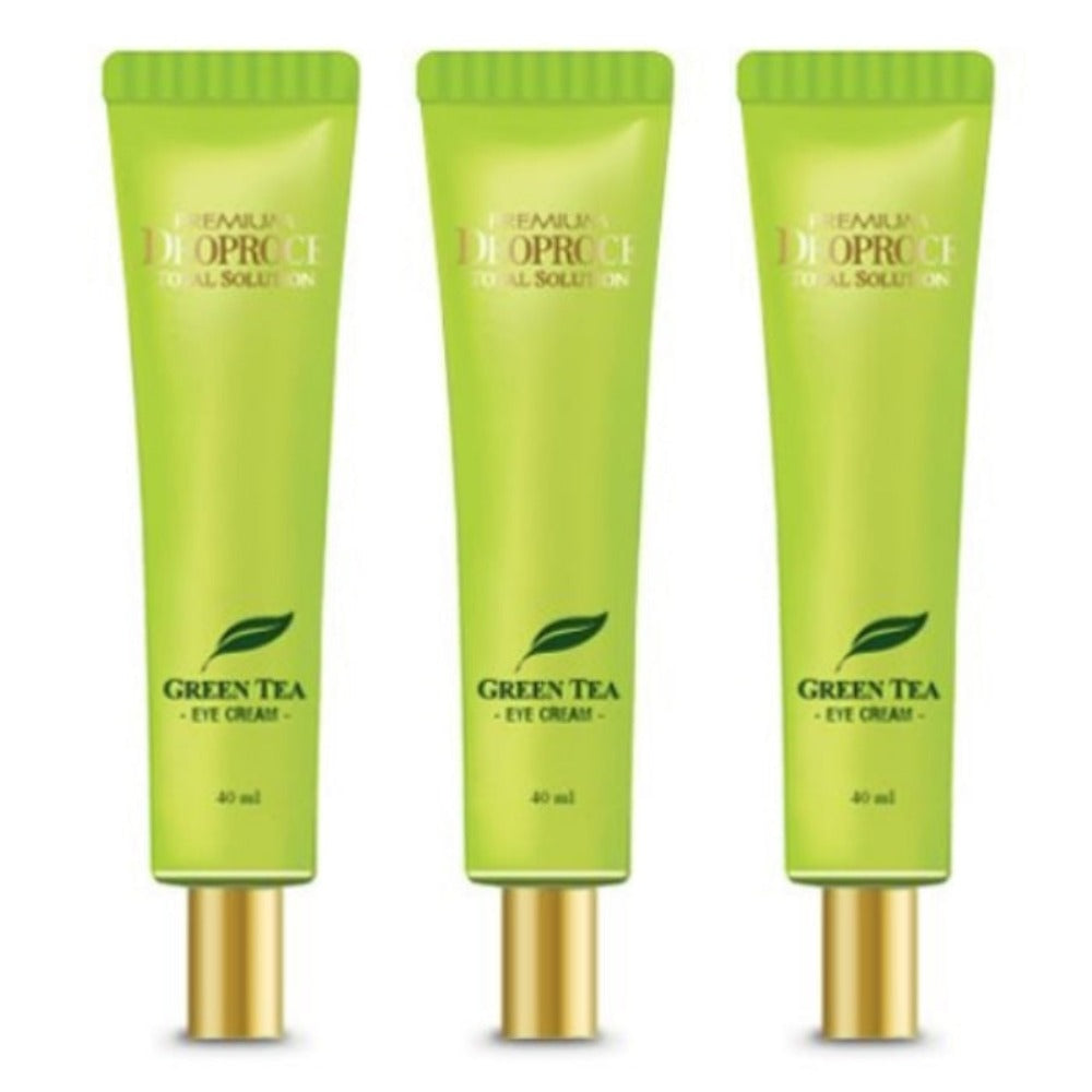 Premium Deoproce Green Tea Total Solution Eye Cream 40ml*3Pcs
