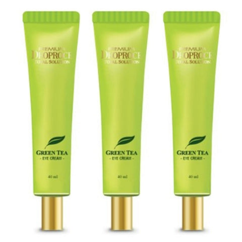 Premium Deoproce Green Tea Total Solution Eye Cream 40ml*3Pcs
