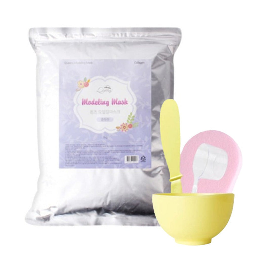 Queens Modeling Mask Pack Collagen 1kg + Tools Set