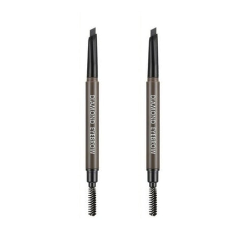 RiRe Diamond Eyebrow Gray Brown 0.35g*2Pcs