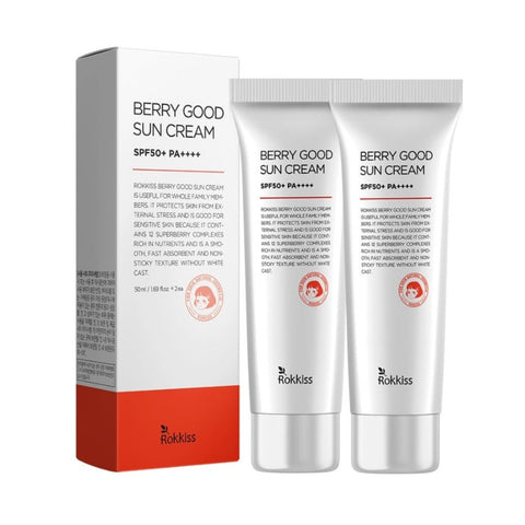 Rokkiss Berry Good Sun Cream SPF50+ PA++++ 50ml*2Pcs