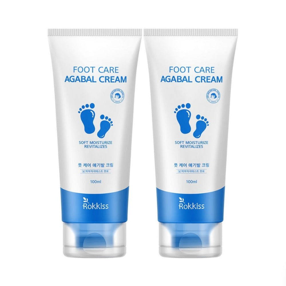 Rokkiss Foot Care Agabal Cream 100ml*2Pcs