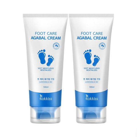 Rokkiss Foot Care Agabal Cream 100ml*2Pcs