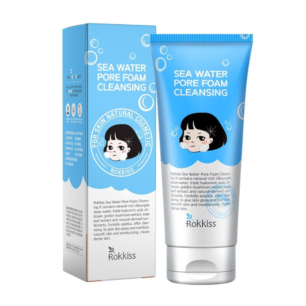 Rokkiss Sea Water Pore Foam Cleansing 120ml