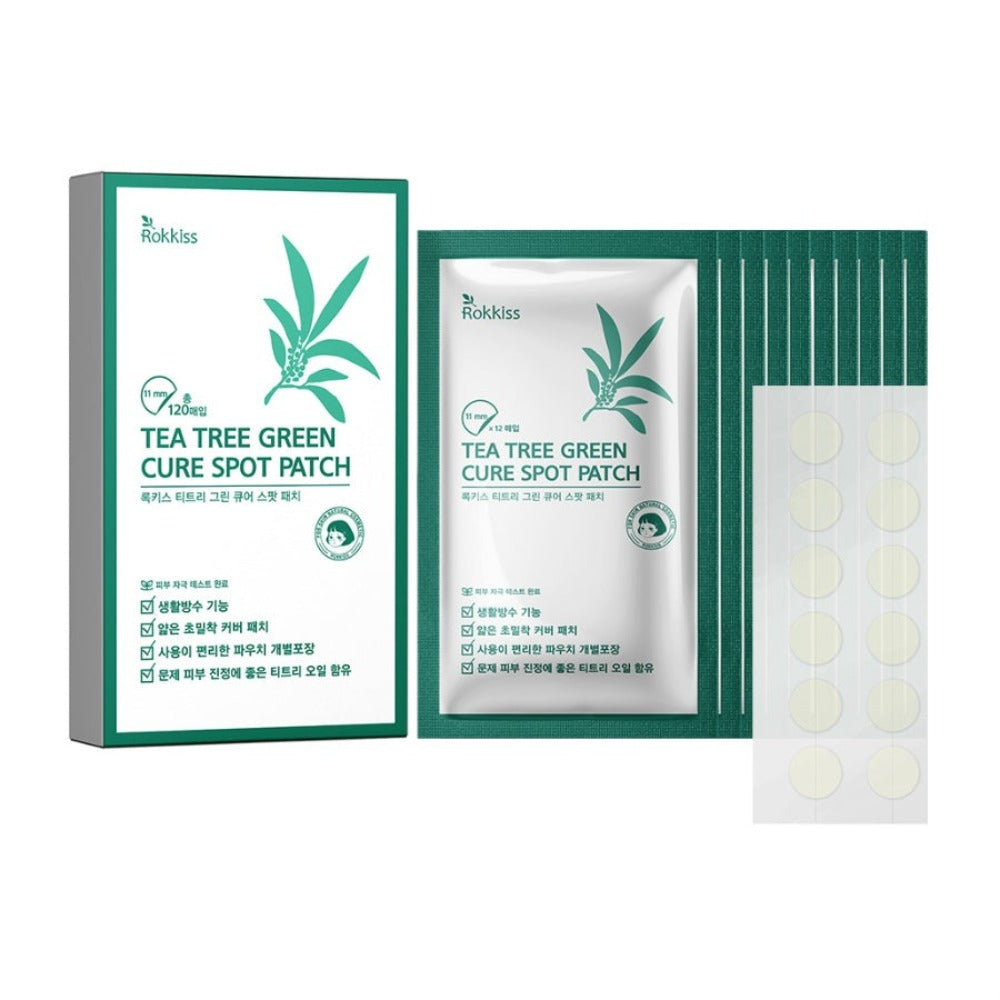 Rokkiss Tea Tree Green Cure Spot Patch 11mm 120ea