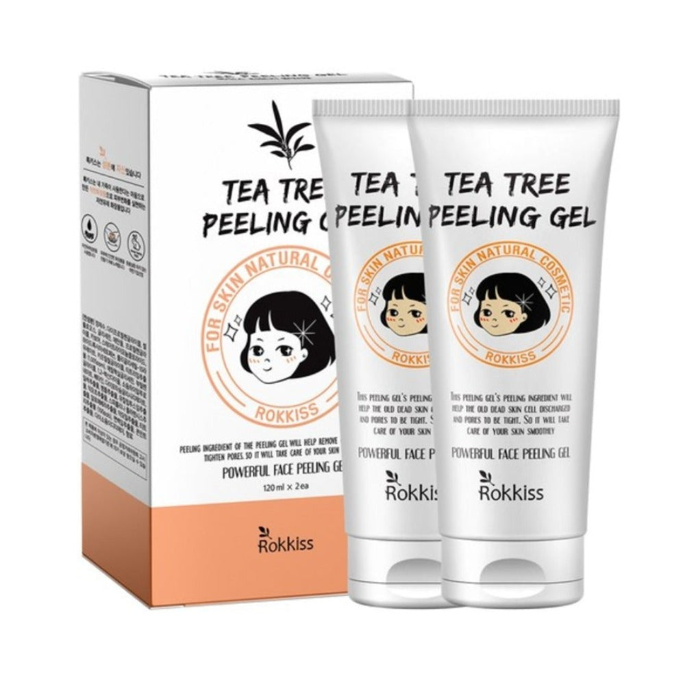 Rokkiss Tea Tree Peeling Gel 120ml*2Pcs