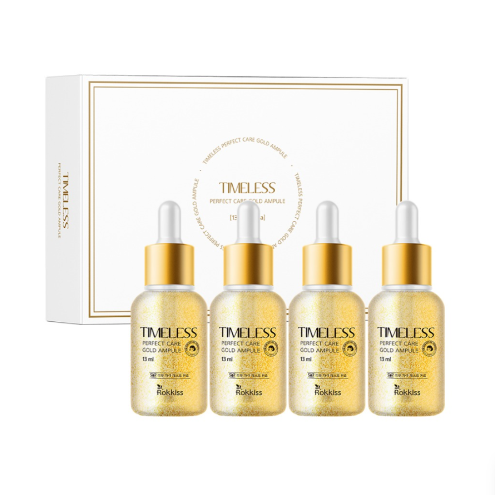 Rokkiss Timeless Perfect Care Gold Ampoule 13ml*4Pcs