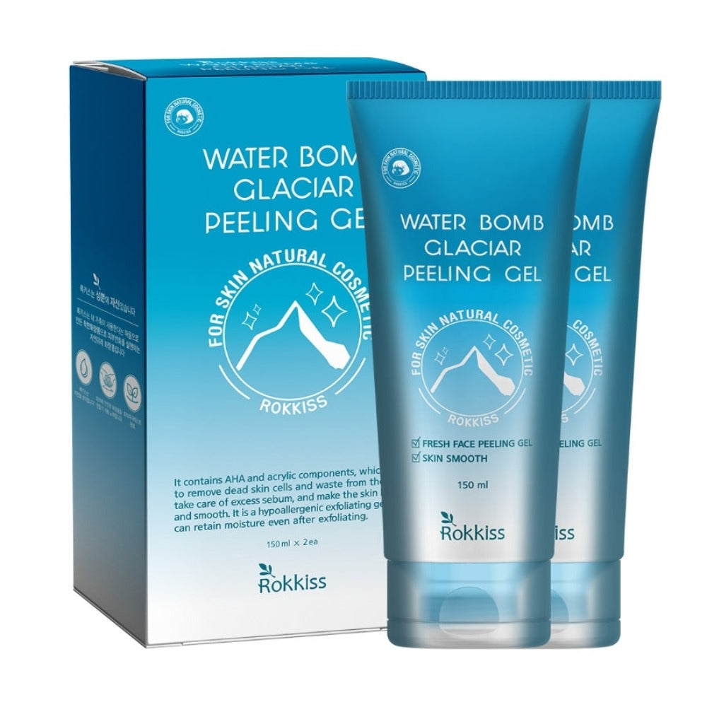 Rokkiss Water Bomb Glaciar Peeling Gel 150ml*2Pcs