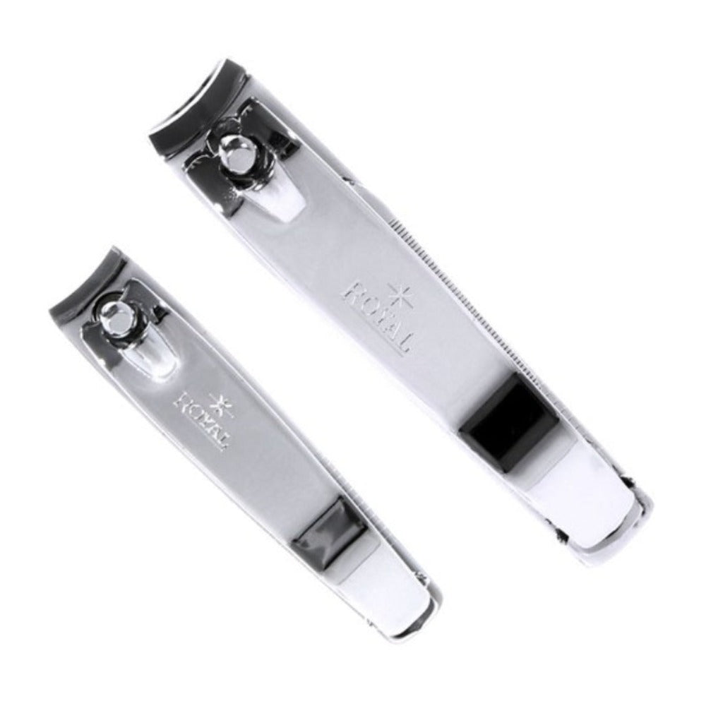 Royal Nail Clippers Medium Large 2 Pieces Set Made in Korea