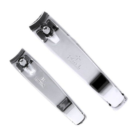 Royal Nail Clippers Medium Large 2 Pieces Set Made in Korea