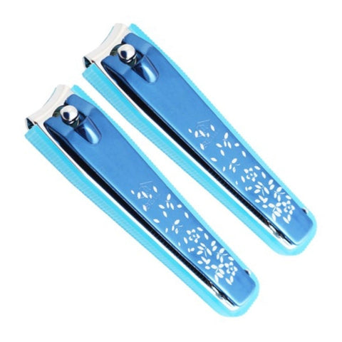 Sevenstar Premium Blue Large Nail Clippers 2 Pieces Set Made in Korea