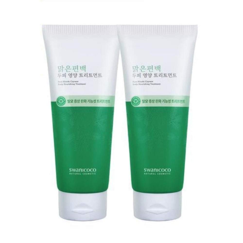 Swanicoco Pure Hinoki Cypress Scalp Nourishing Treatment 200ml*2Pcs