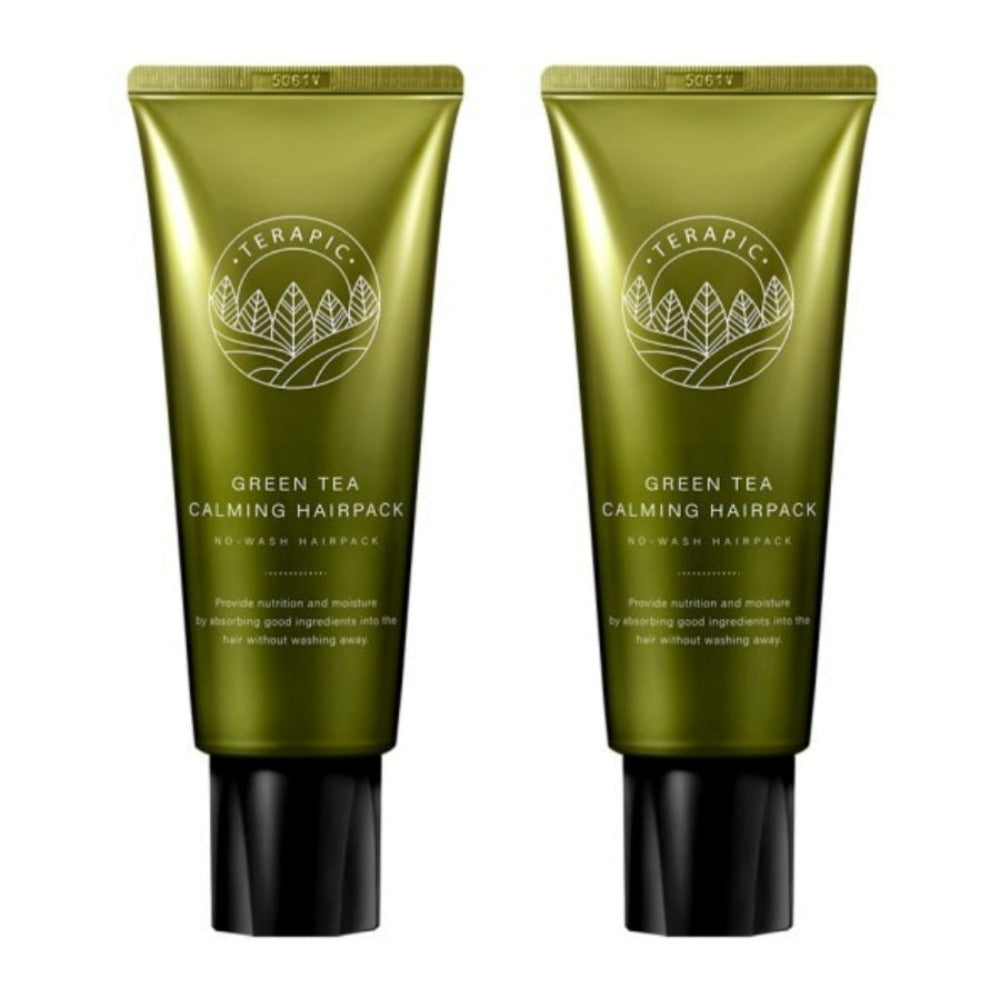 Terapic Green Tea Calming No-wash Hairpack 150ml*2Pcs