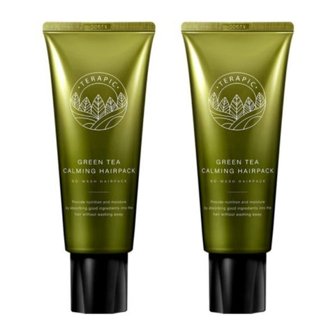 Terapic Green Tea Calming No-wash Hairpack 150ml*2Pcs