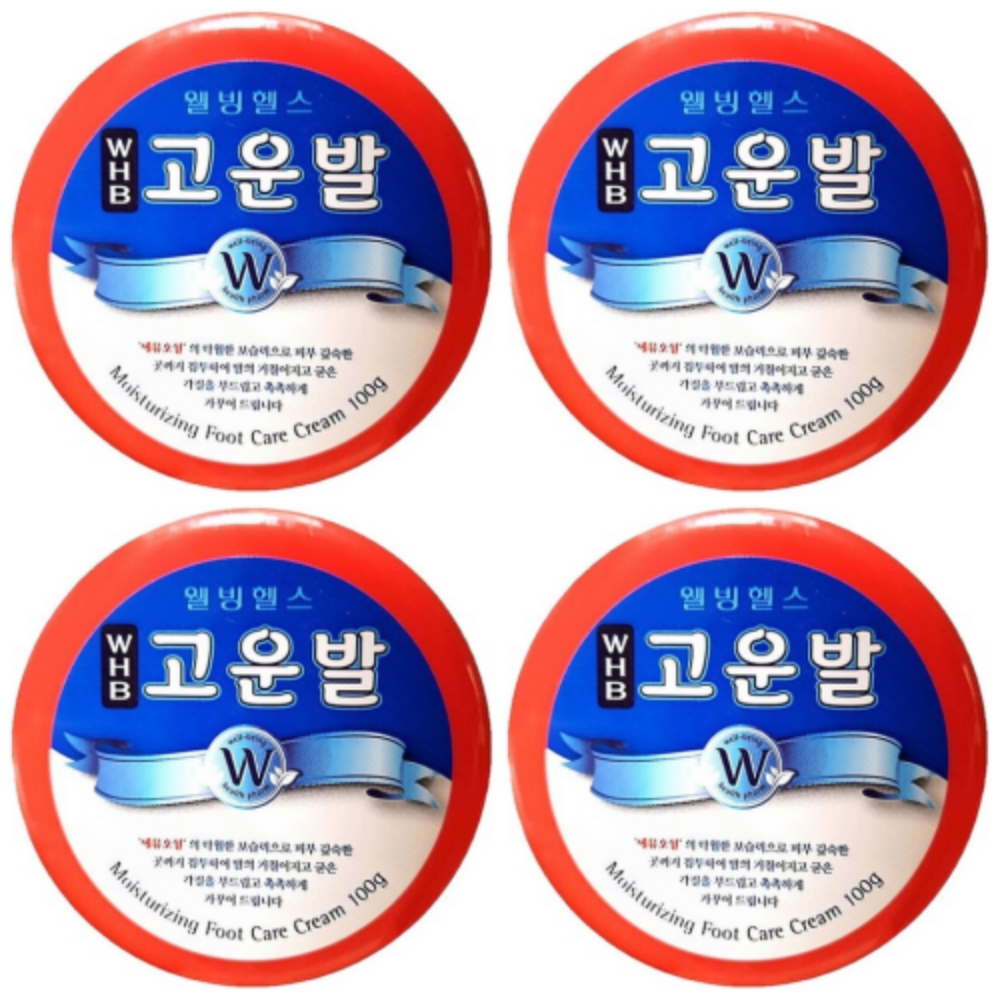 Well-being Health Emu Oil Foot Care Cream 100g*4Pcs