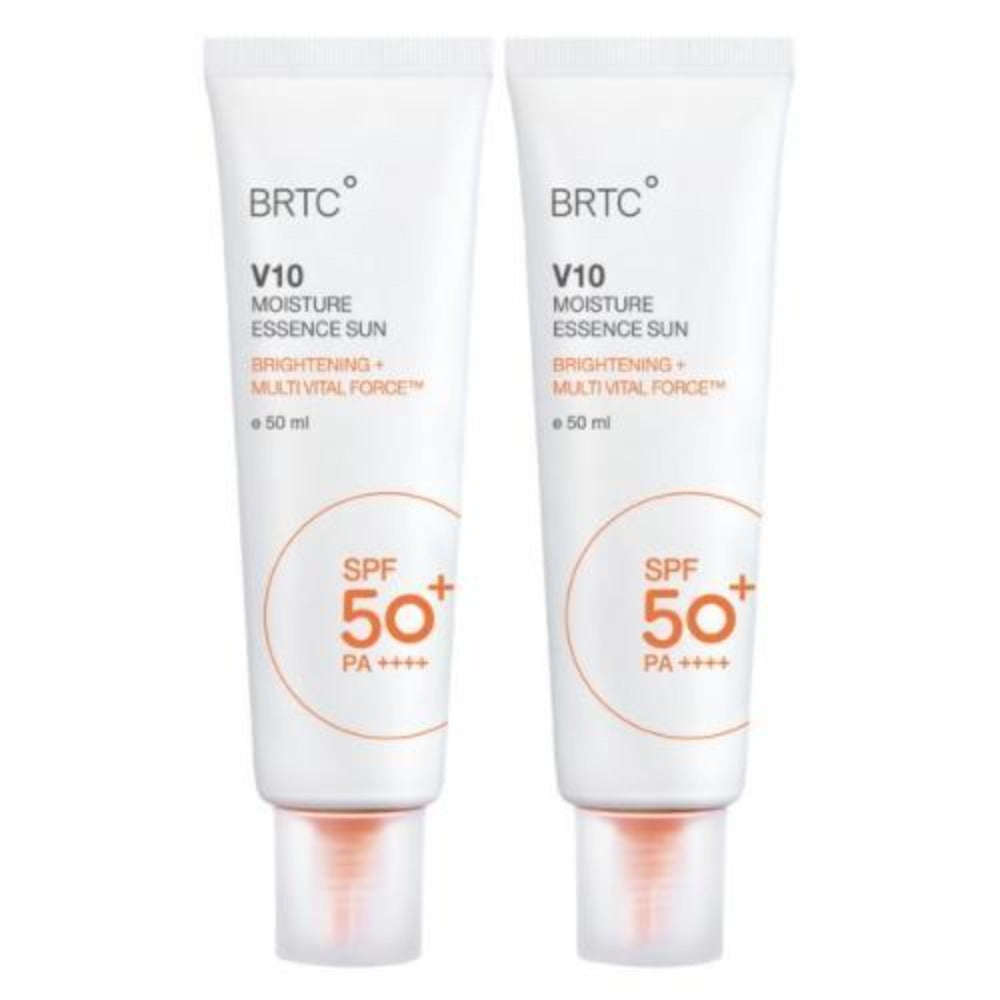 BRTC V10 Moisture Essence Sun SPF50+ PA++++ 50ml*2Pcs