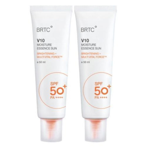 BRTC V10 Moisture Essence Sun SPF50+ PA++++ 50ml*2Pcs